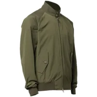 Fusion Bomber Green unisex Jacket (2)