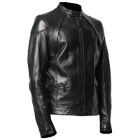 Urban Moto Men's Black Leather Jacket (2)