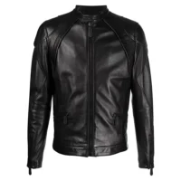 Urban Moto Men's Black Leather Jacket