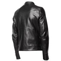 Urban Moto Men's Black Leather Jacket (4)