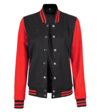 Women Letterman Black And Red Jacket (2)